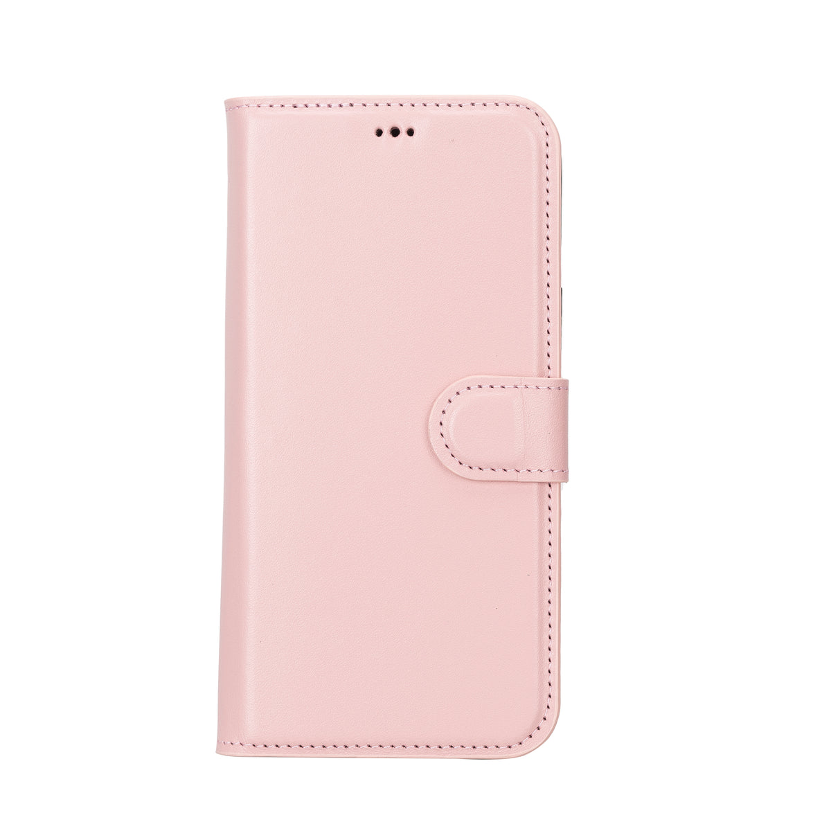 Pink Leather Magnetic Wallet Case for iPhone 14 Pro MAX (6.7) – O2Leather