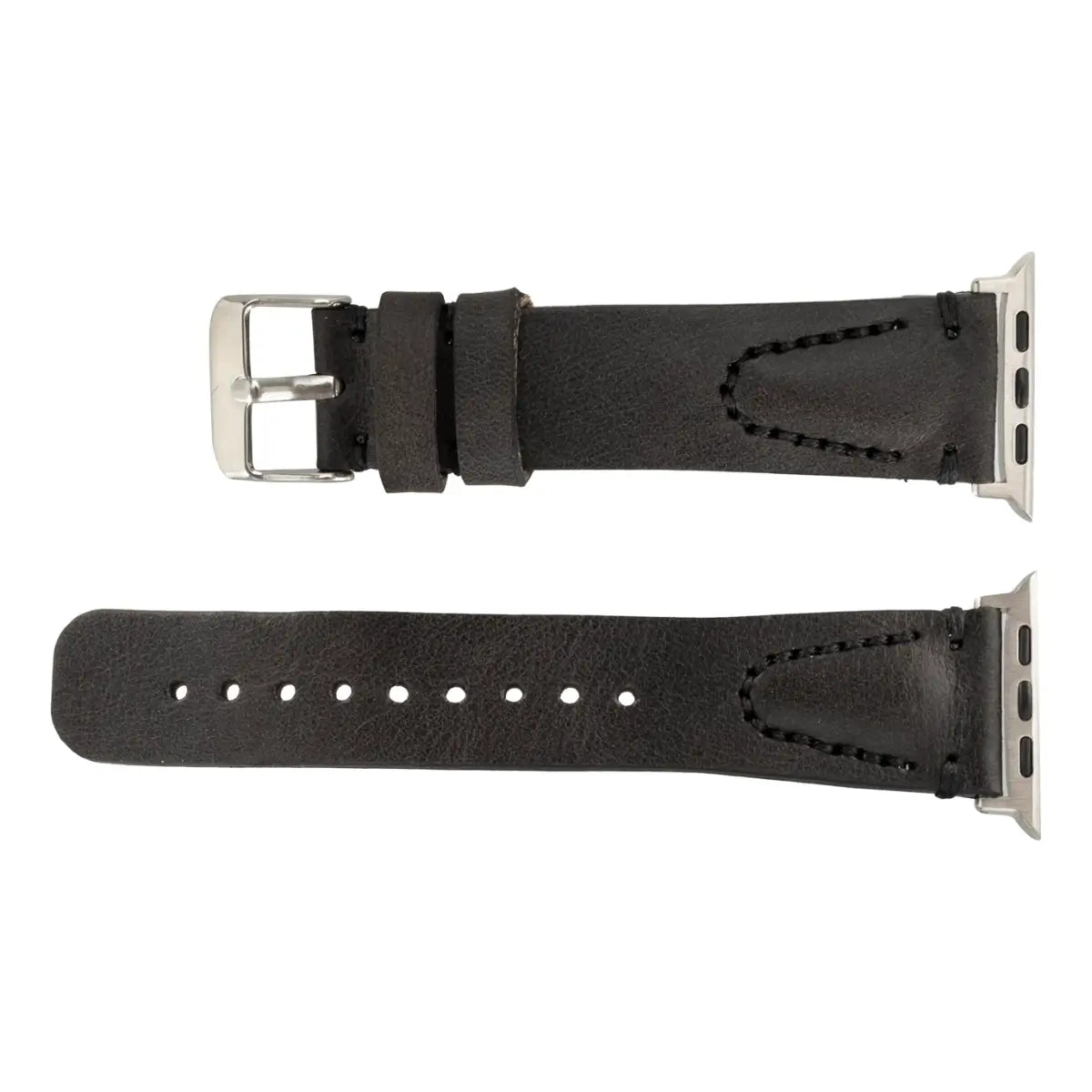 Burnished Gray Leather Sport Apple Watch Band (Avila)