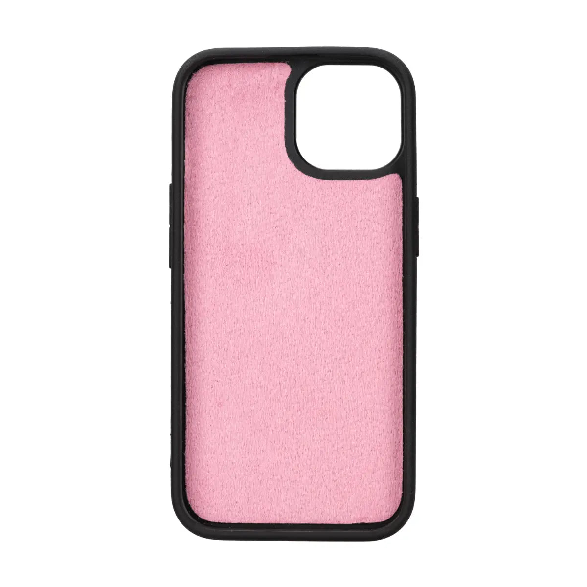 Pink Leather Magnetic Case for iPhone 15 (6.1")