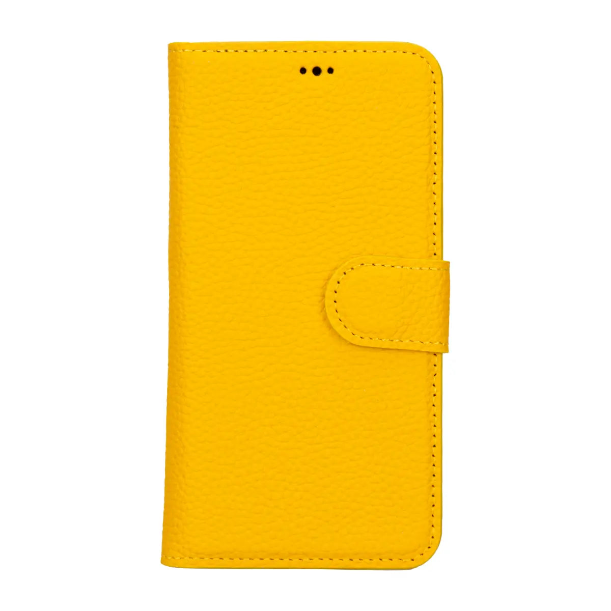 Yellow Leather (Regular) iPhone 16 Wallet Case