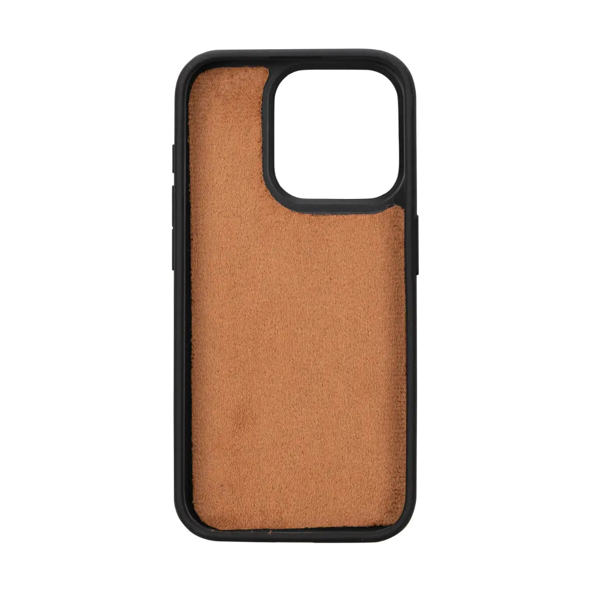 Antic Brown Leather iPhone 15 Pro Wallet Case