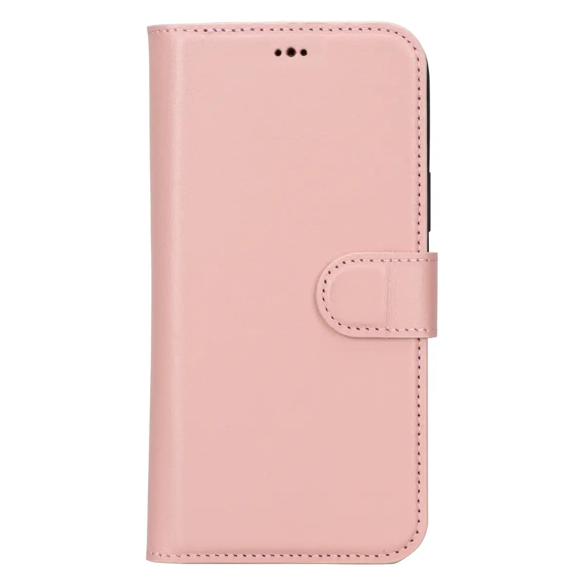 Pink Leather iPhone 15 Plus Wallet Case