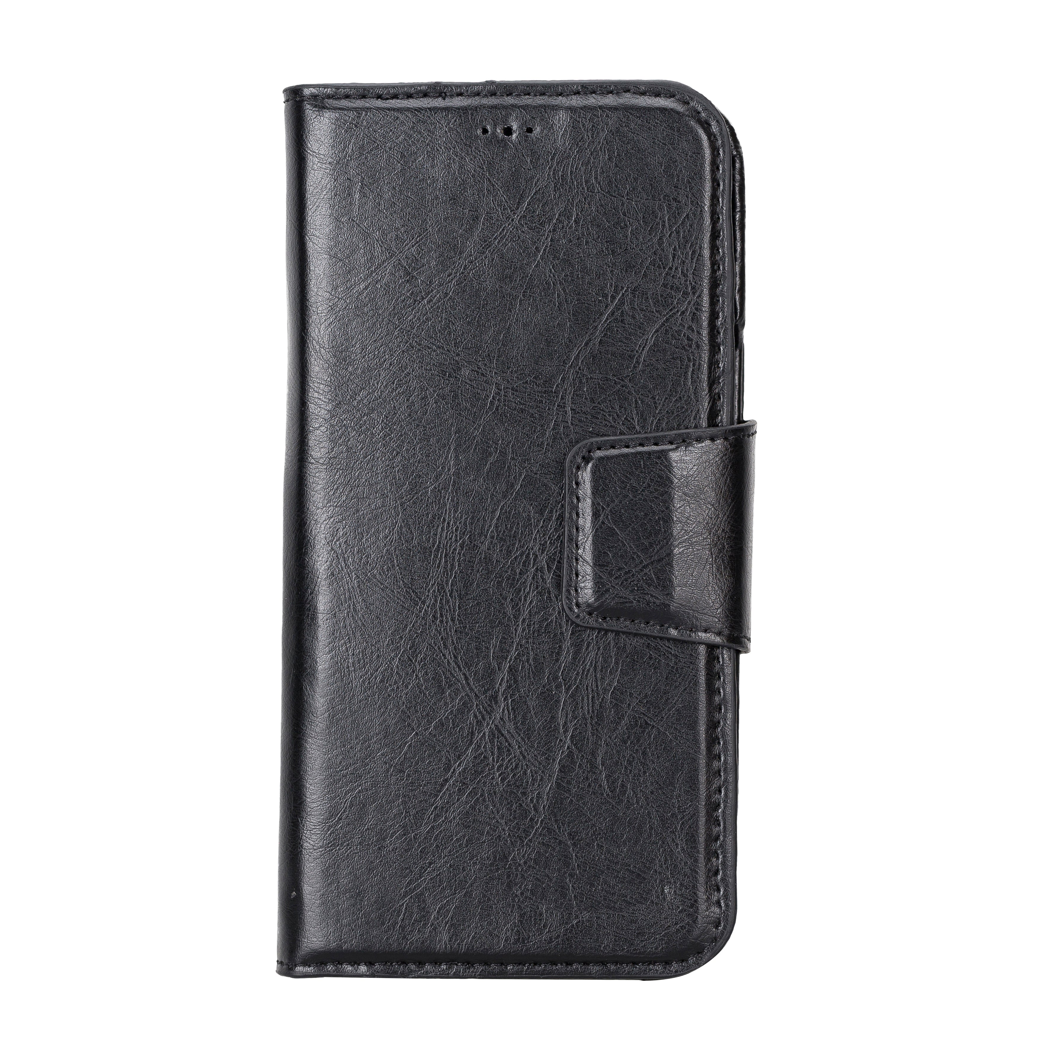 Black Leather iPhone 15 Pro Max Prestige Wallet Case - O2 LeatherBlack Leather iPhone 16 Pro Max Prestige Wallet Case - O2 Leather