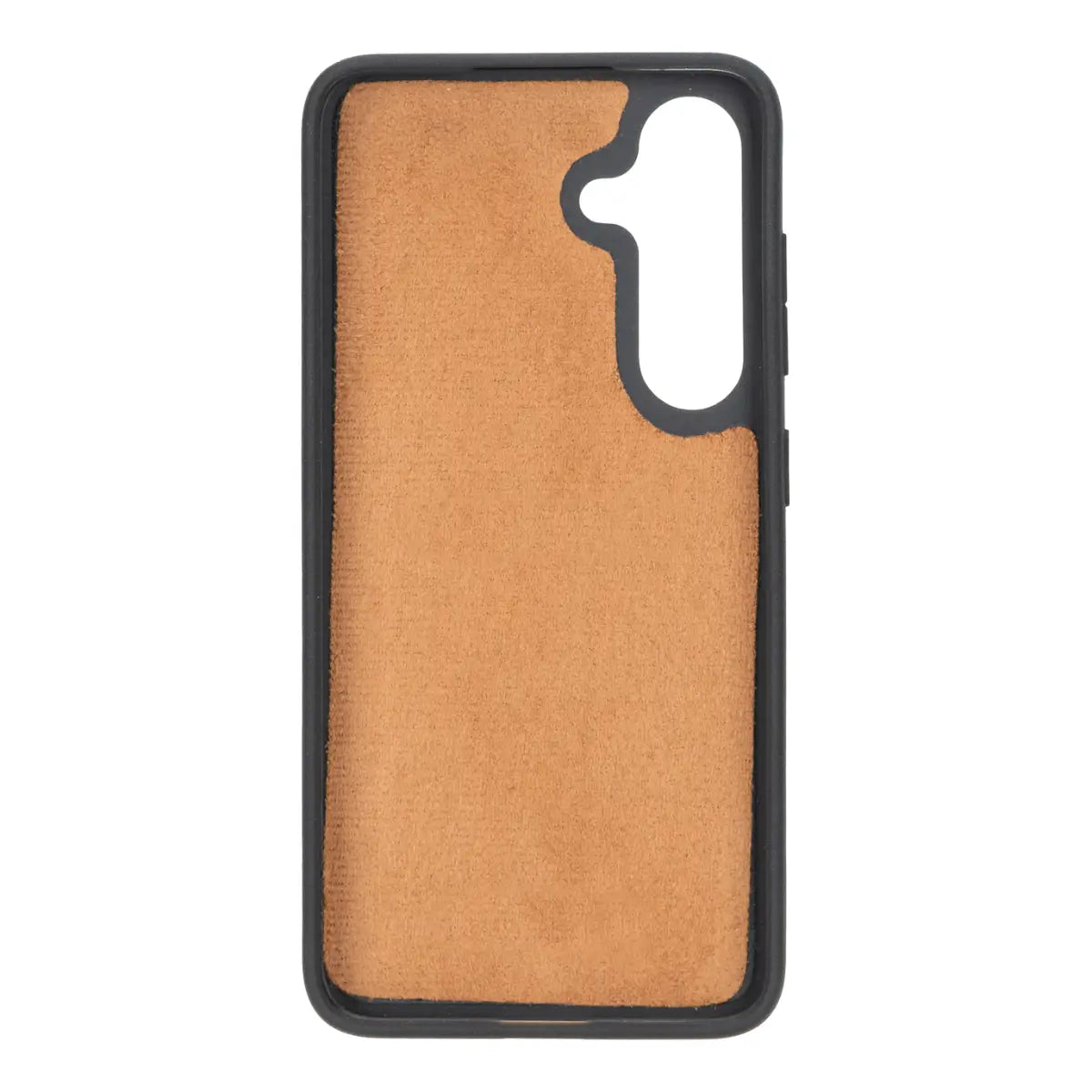 Distressed Brown Magnetic Leather Wallet Case for Galaxy S25