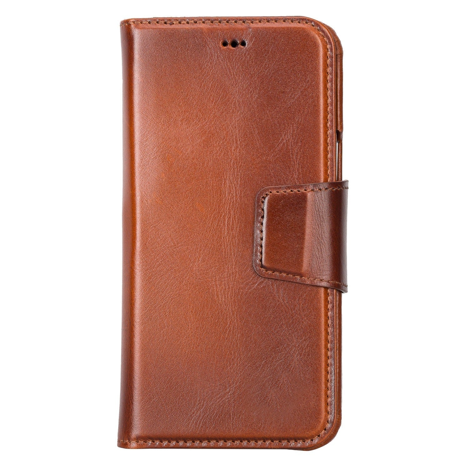 Tan Leather iPhone 15 Pro Max Prestige Wallet Case - O2 Leather