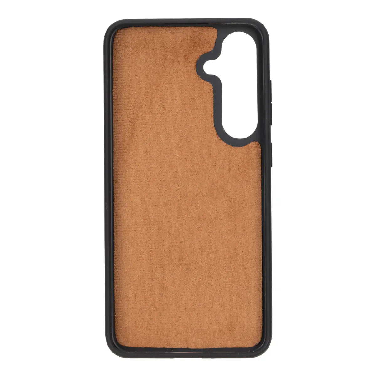 Burnished Tan Magnetic Leather Wallet Case for Galaxy S25 Plus