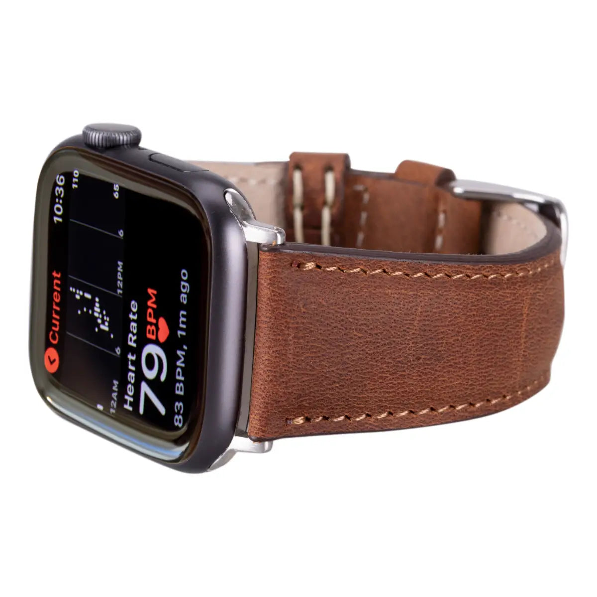 Distressed Brown Leather Apple Watch Band