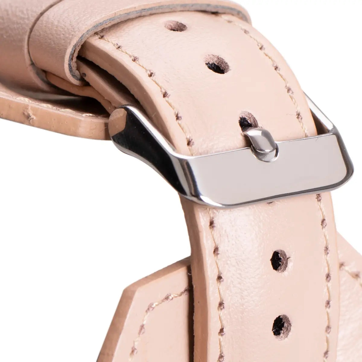 Nude Pink Leather Cuff Apple Watch Band