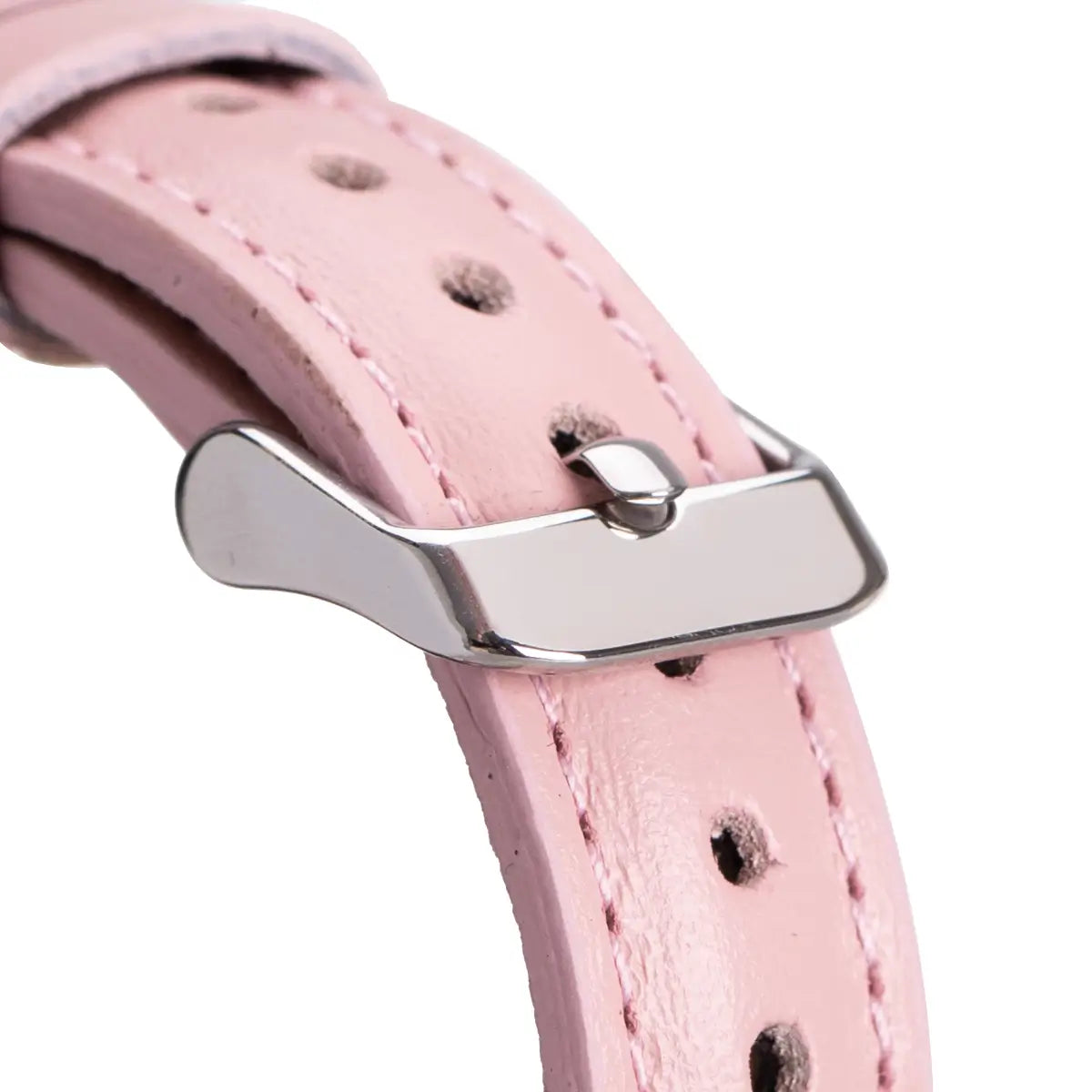 Pink Leather Ultra Slim Apple Watch Band