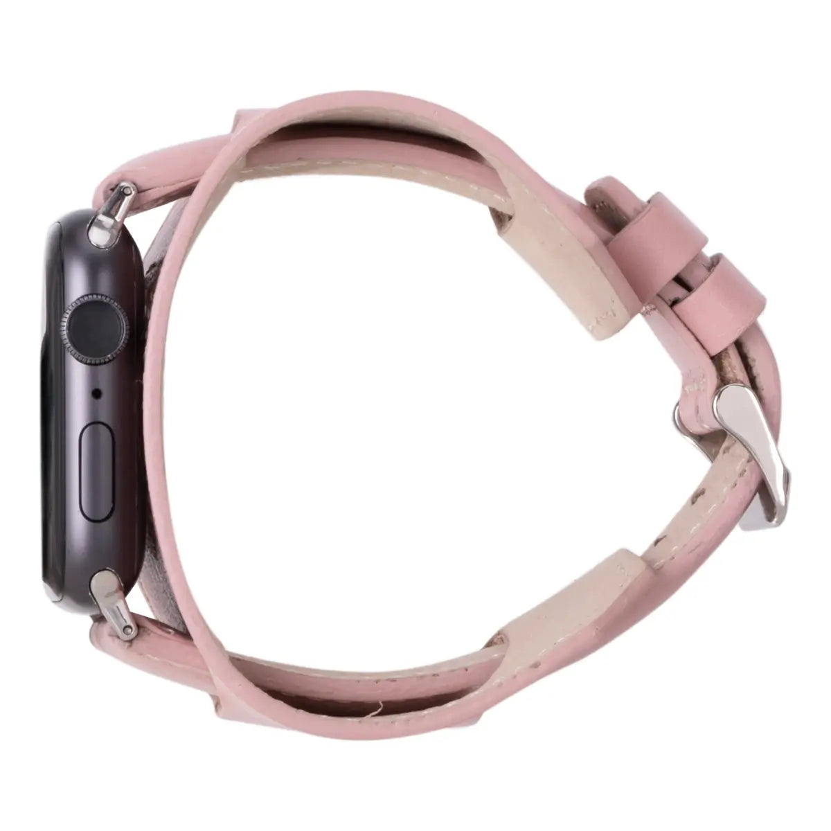 Pink Leather Cuff Apple Watch Band