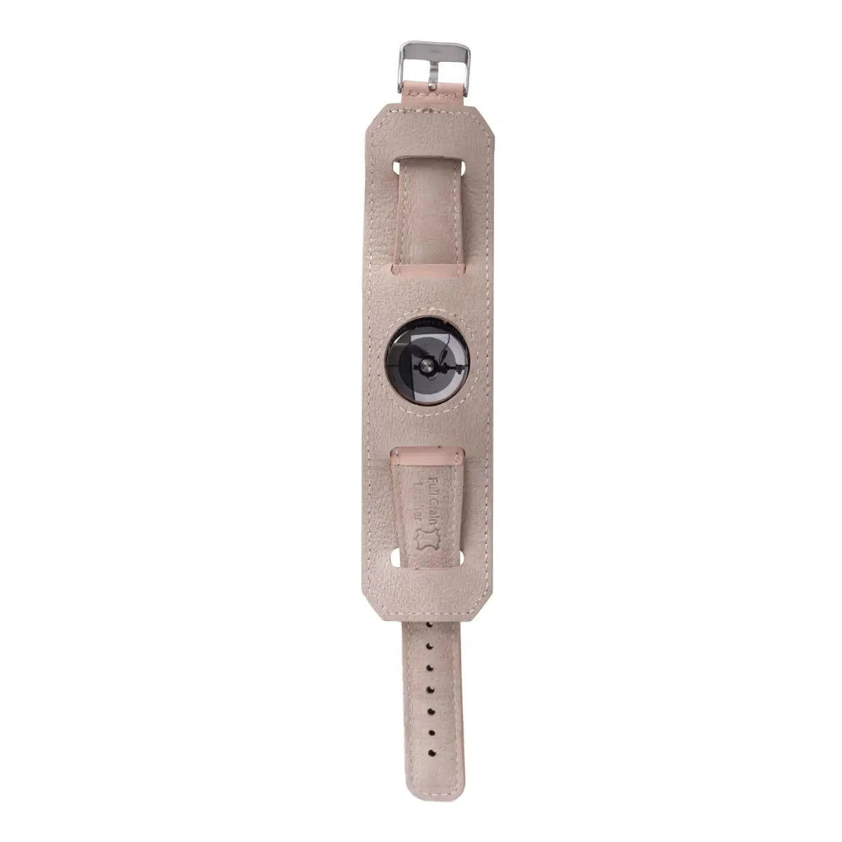 Nude Pink Leather Cuff Apple Watch Band