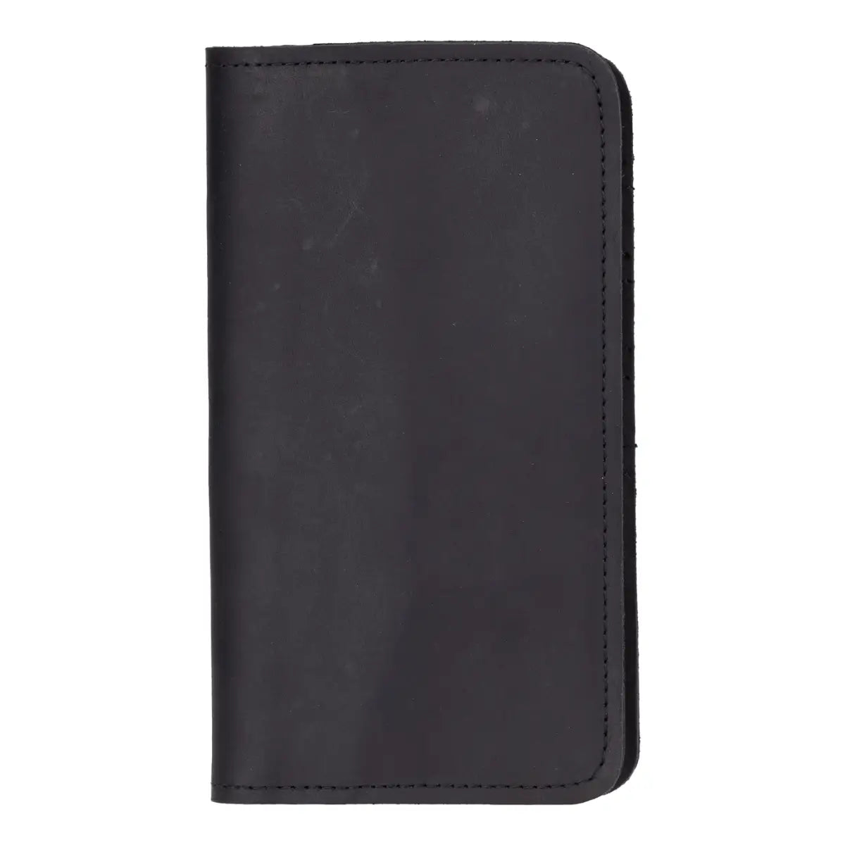 Black Leather Passport Holder