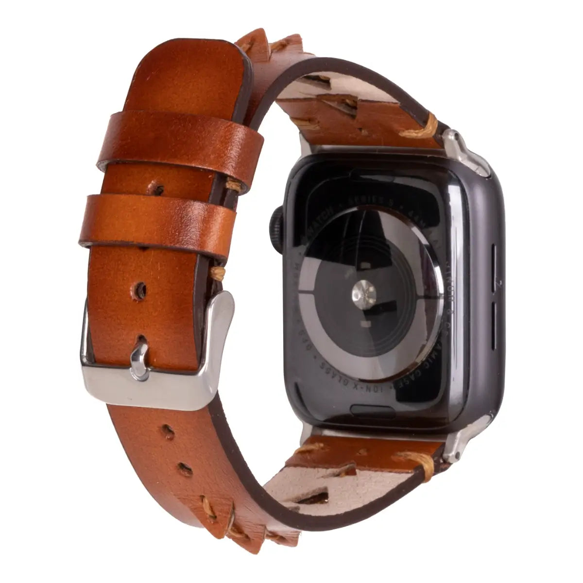 Brown Leather Sport Apple Watch Band (Boras)