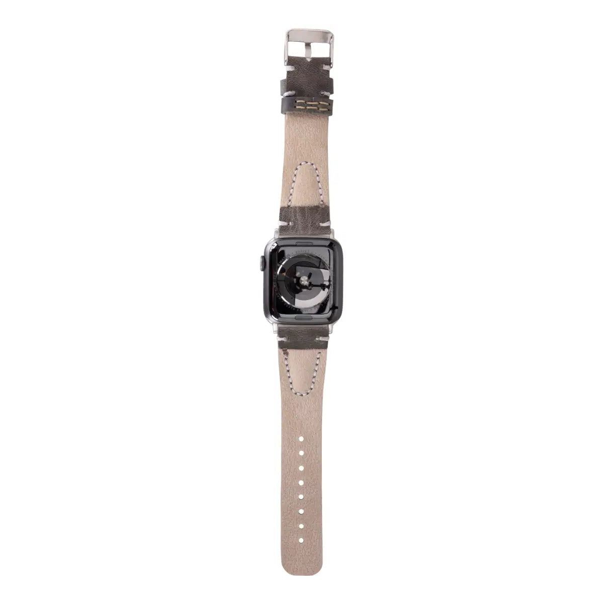 Burnished Gray Leather Sport Apple Watch Band (Avila)