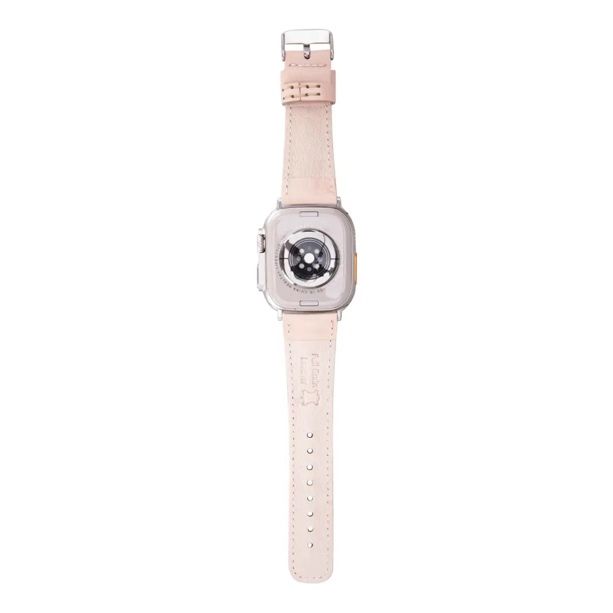 Nude Pink Leather Classic Apple Watch Band