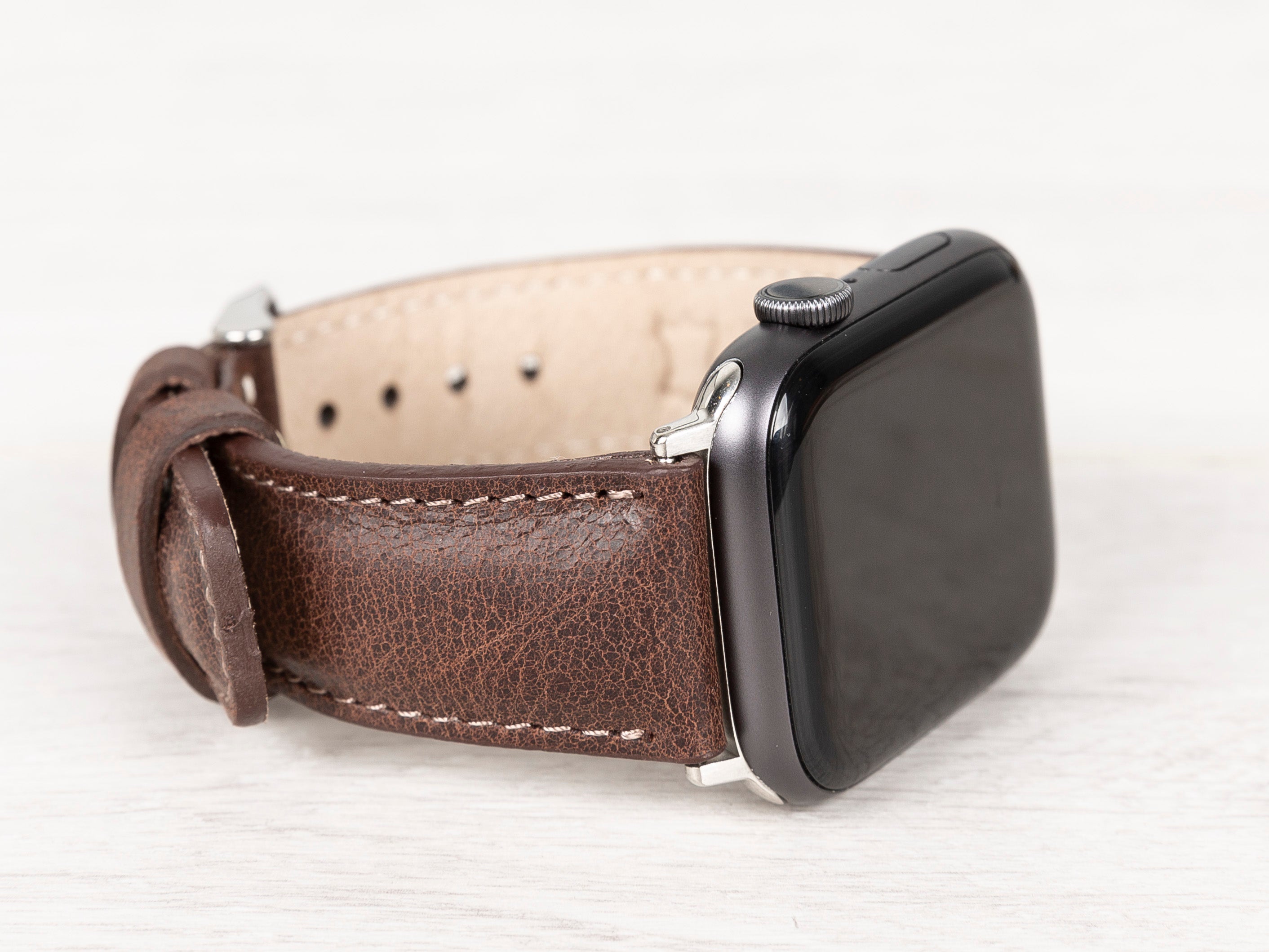 Brown Leather Classic Apple Watch Band