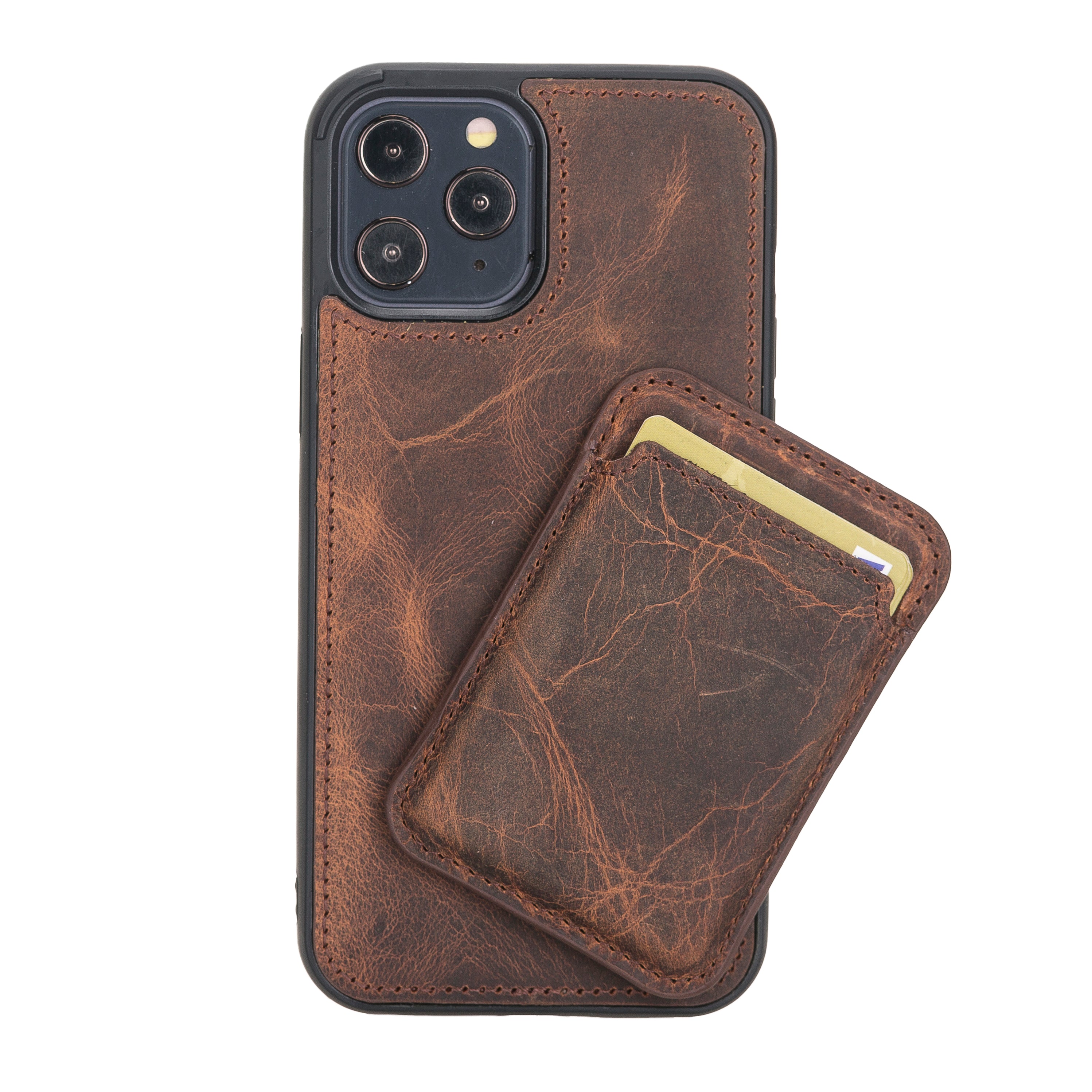 Leather Magnetic Wallet with Cover Case for iPhone 13 Pro Max (6.7")