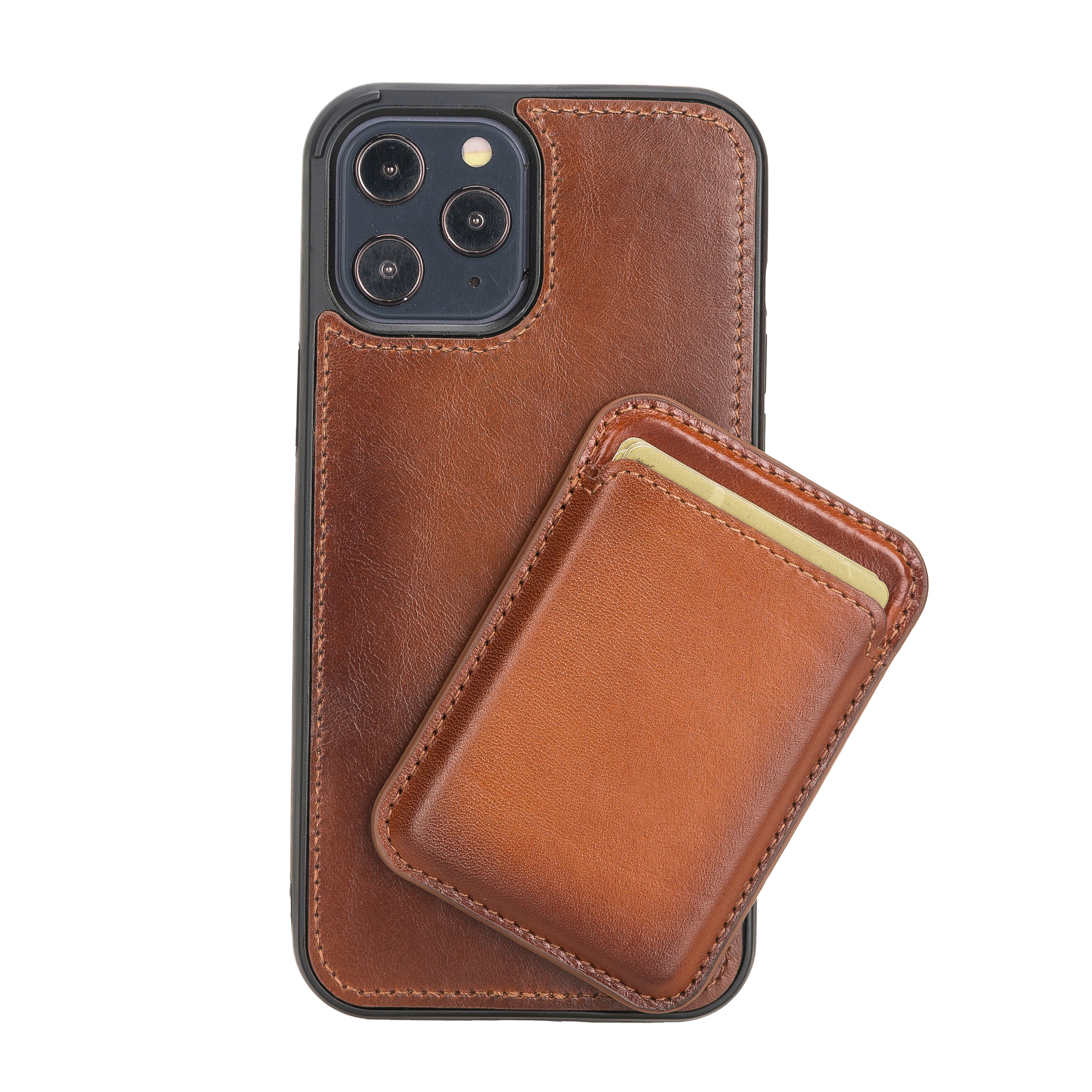 Leather Magnetic Wallet with Cover Case for iPhone 13 Pro Max (6.7")