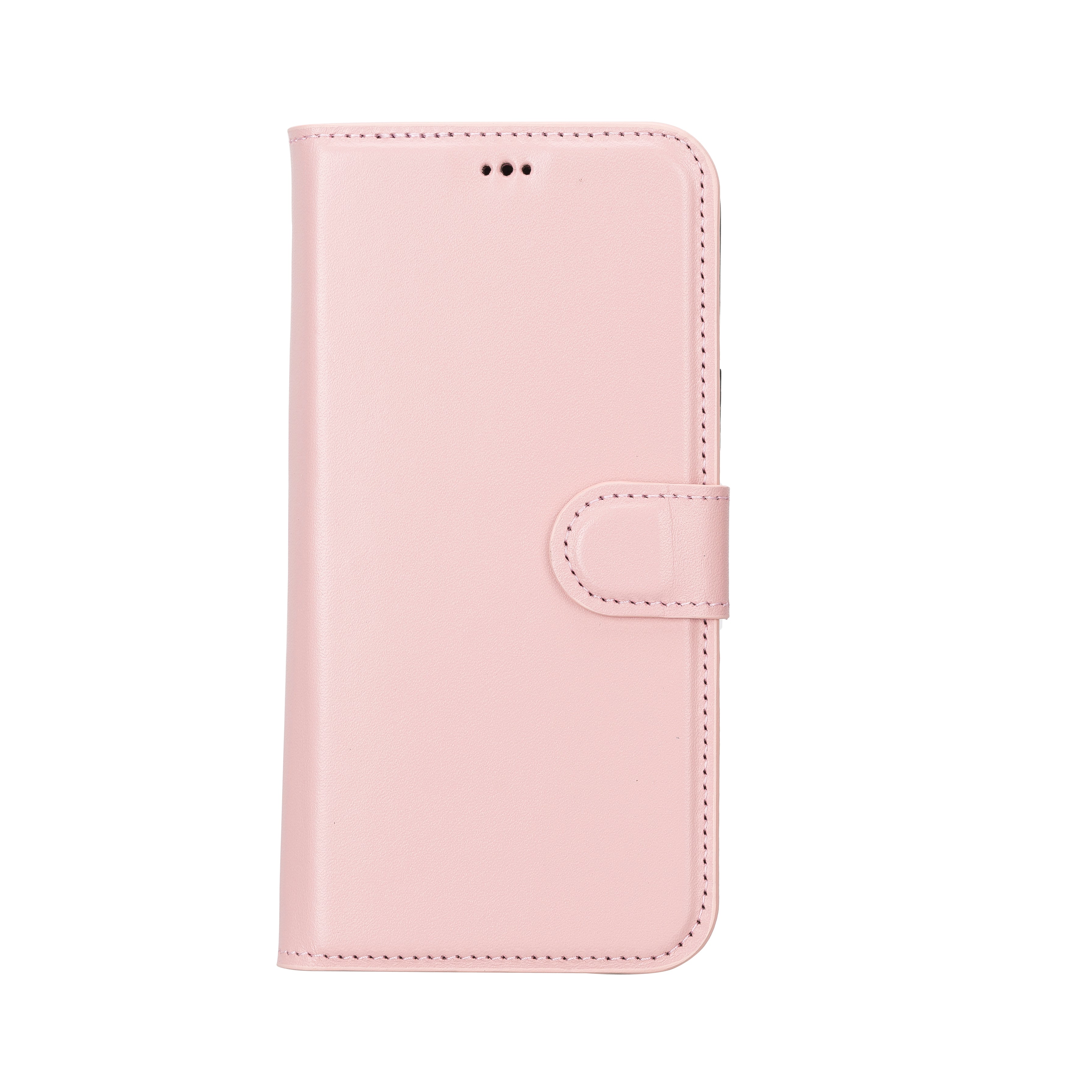 Pink Leather Magnetic Wallet Case for iPhone 14 PLUS (6.7")