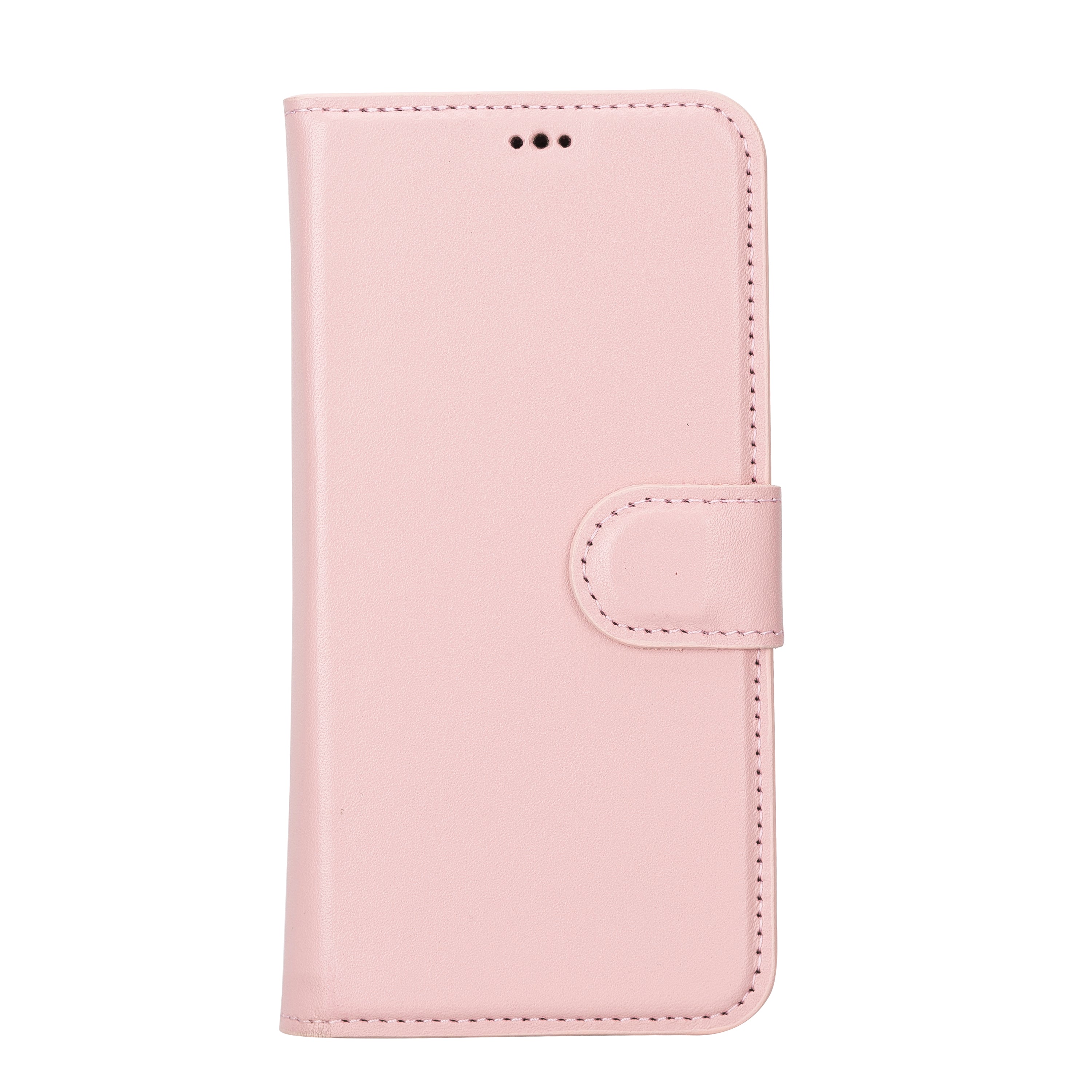 Pink Leather Magnetic Wallet Case for iPhone 14 PRO (6.1")