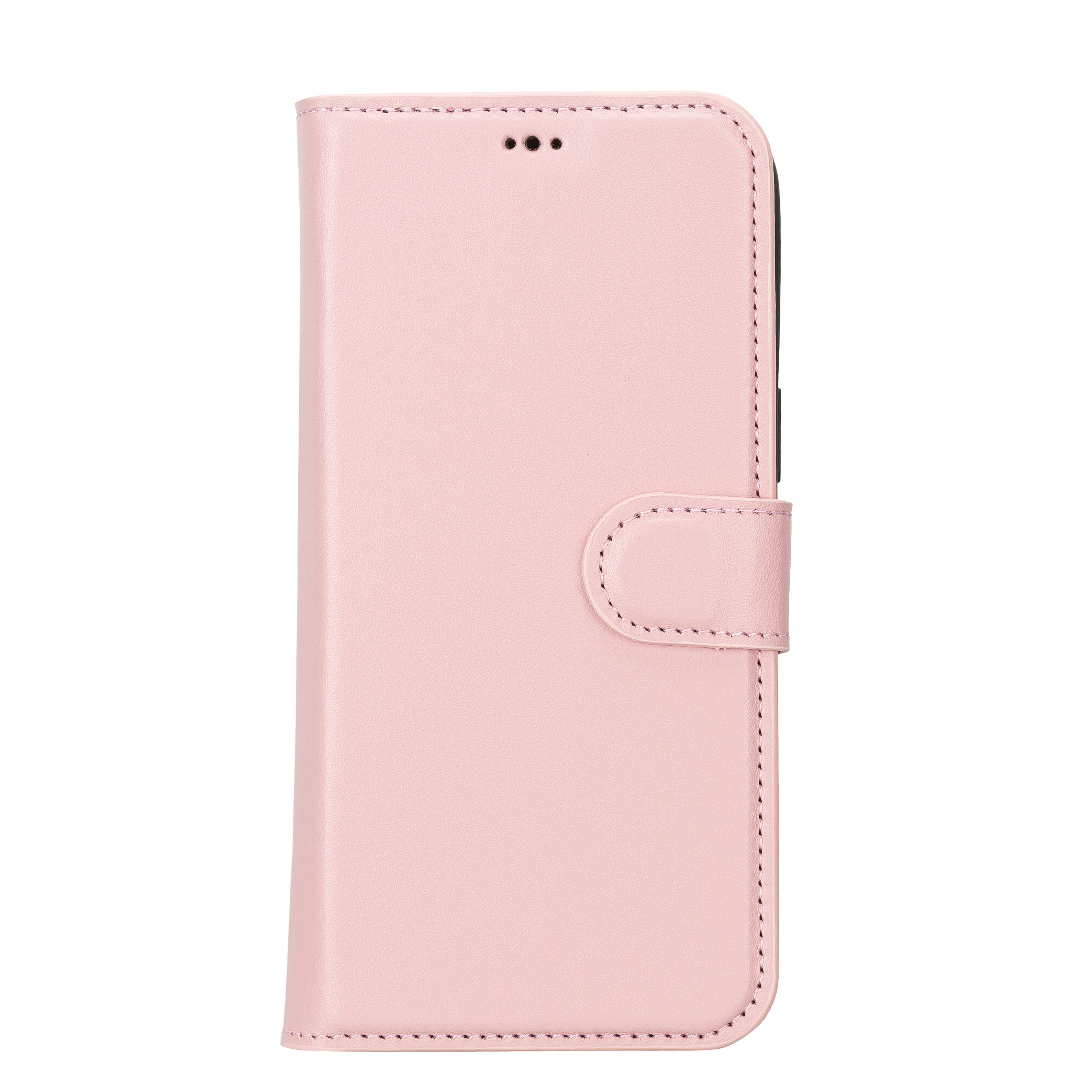 Pink Leather Magnetic Wallet Case for iPhone 14 Pro MAX (6.7")