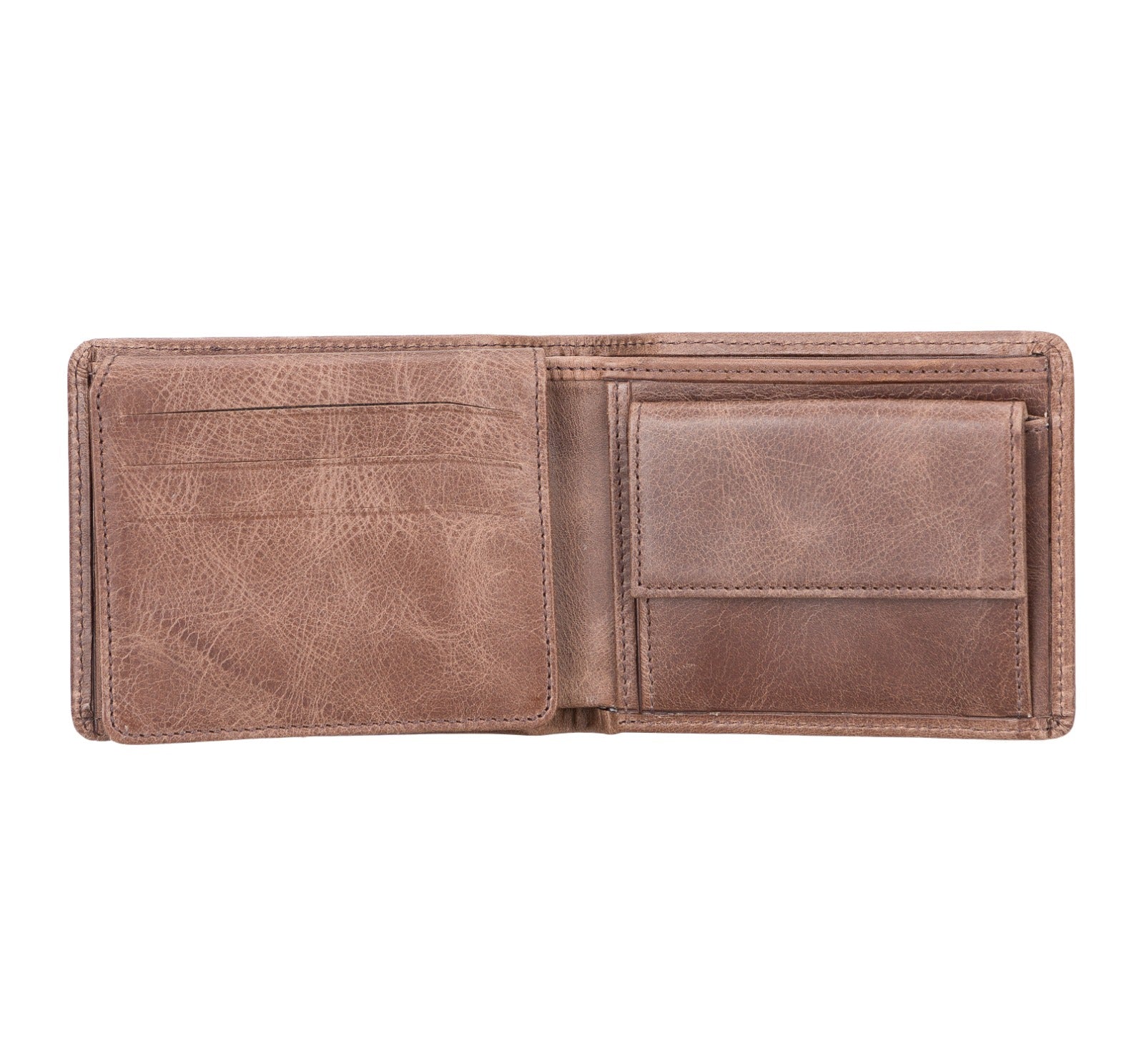 Brown Genuine Leather Classic Mens Wallet