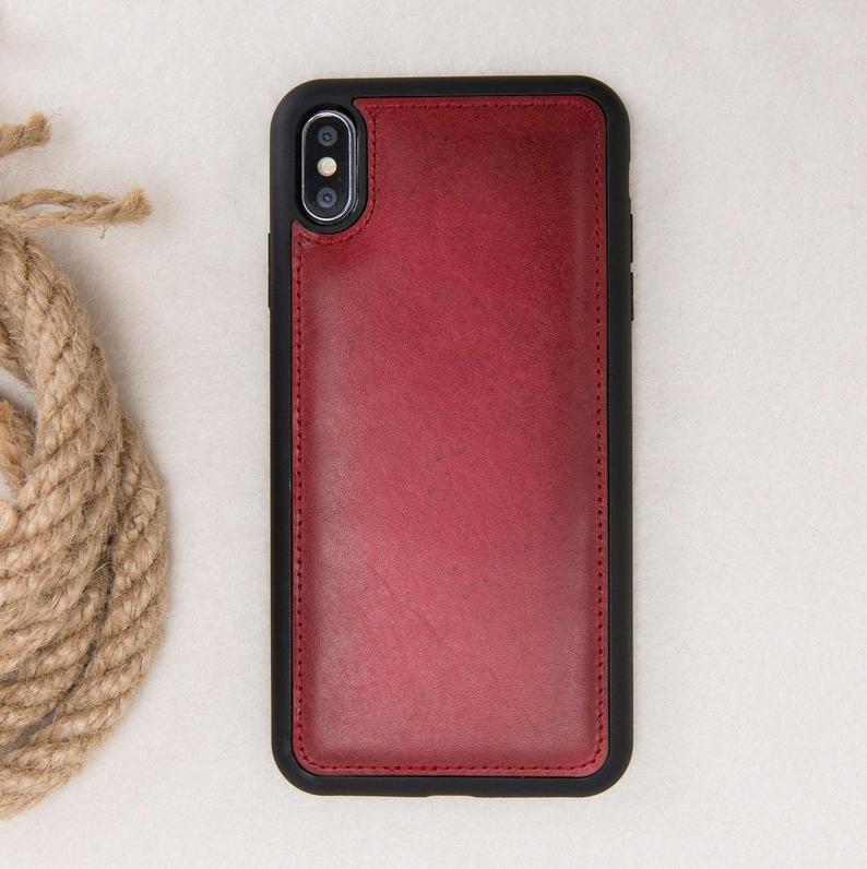 Iphone XS Max Full Grain Leather Case